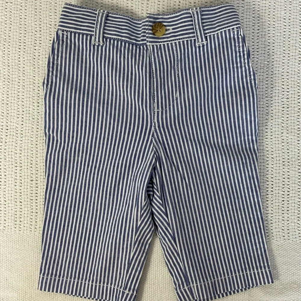 Ralph Lauren Casual Blue and White Striped Bottoms